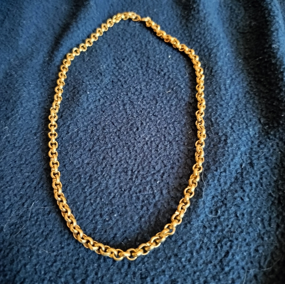 Gold plated necklace